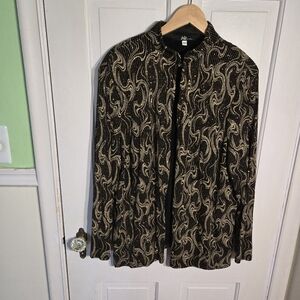 Jump Apparel Glittery Top Size 2X